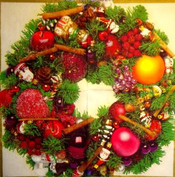 198 Christmas Flowers - 3-ply - Ihr - CS